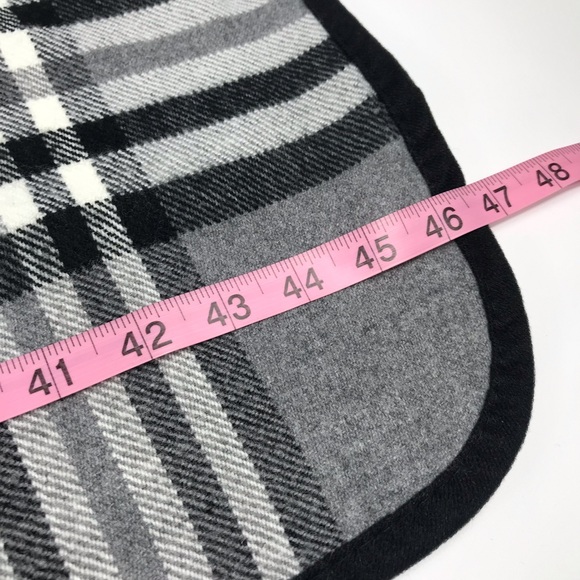 New -Plaid Cape Poncho in gray - new! - Picture 5 of 6